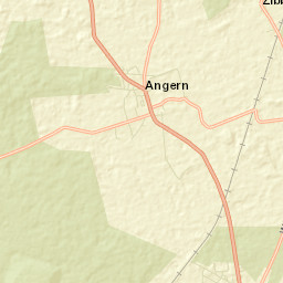 Angern Street Map