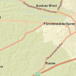 Rauen Street Map