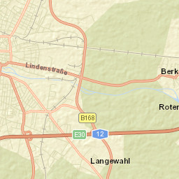 Berkenbrück Street Map