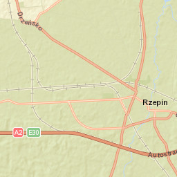 Rzepin Street Map