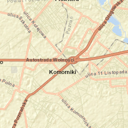 Komorniki Street Map