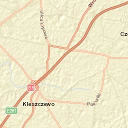 Kleszczewo Street Map