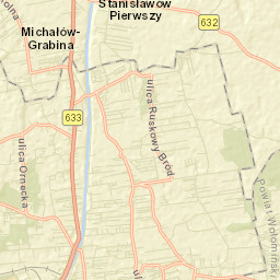 Stanisławów Pierwszy Street Map