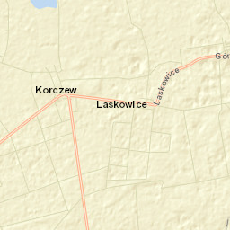 Korczew Street Map