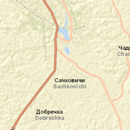 Sachkovichi Street Map