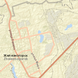 Zheleznogorsk Street Map