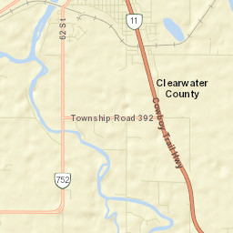 Rocky Mountain House Street Map