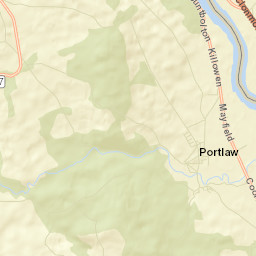 Portlaw Street Map