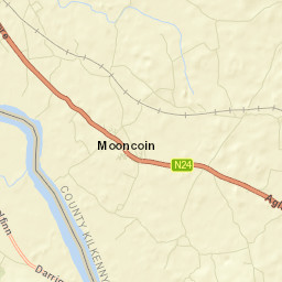Mooncoin Street Map