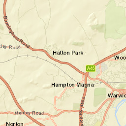 Warwick Street Map