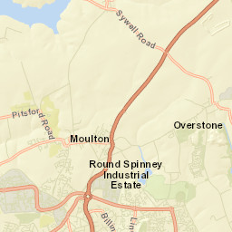 Sywell Road, Northampton, Northamptonshire NN6 Street Map