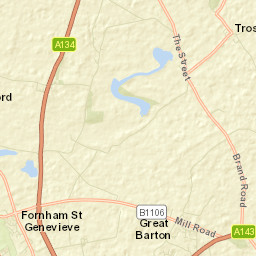 Great Barton Street Map