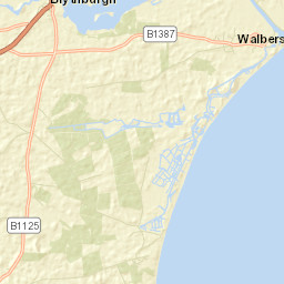 Beach Rd, Saxmundham, Suffolk IP17, UK Street Map