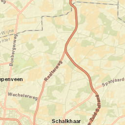 Schalkhaar Street Map