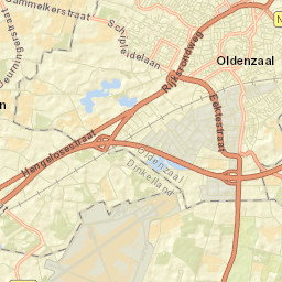 Oldenzaal Street Map