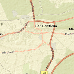 Bad Bentheim Street Map