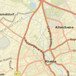 Rheine Street Map