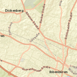 Ibbenbüren Street Map