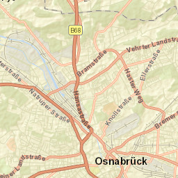 Osnabrück Street Map