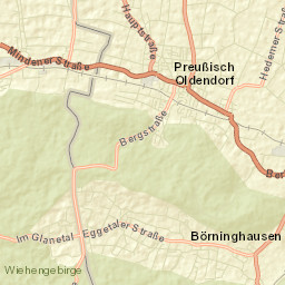 Preußisch Oldendorf Street Map