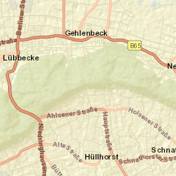 Hüllhorst Street Map