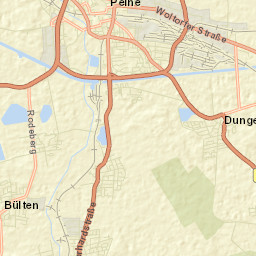 Peine Street Map