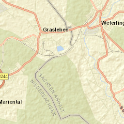 Grasleben Street Map
