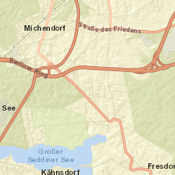Michendorf Street Map