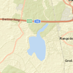 Rangsdorf Street Map
