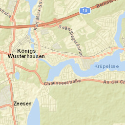 Königs Wusterhausen Street Map