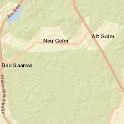 Bad Saarow Street Map