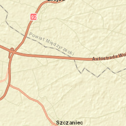 Brójce Street Map