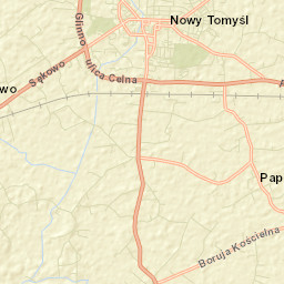 Nowy Tomyśl Street Map