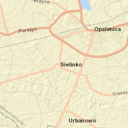 Opalenica Street Map