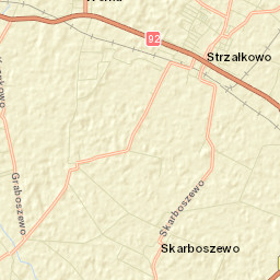 Strzałkowo Street Map