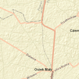 Osiek Mały Street Map