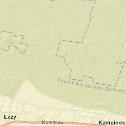 Kampinos Street Map