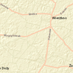 Wierzbno Street Map