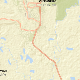 Inzhavino Street Map
