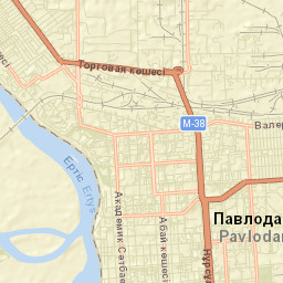 Pavlodar Street Map