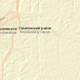 Smolenskoye Street Map