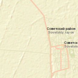 Sovetskoye Street Map