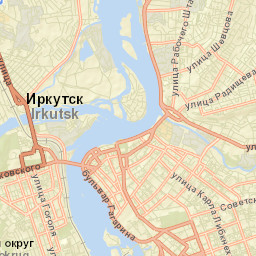 Irkutsk Street Map