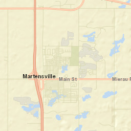 Martensville Street Map