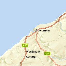 Aberaeron Street Map