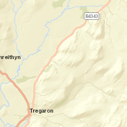 Dewi Road, Tregaron, Ceredigion SY25, UK Street Map