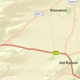 A44, Kington HR5 3NN, UK Street Map