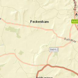 Astwood Bank Street Map