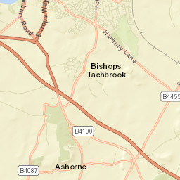 M40, Warwickshire CV33, UK Street Map