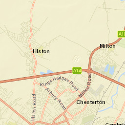 Histon Street Map